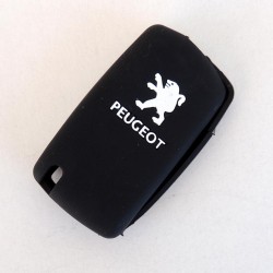 Peugeot 4502 Oto Anahtar Silikon Koruma Kabı, Anahtarlık Kılıfı