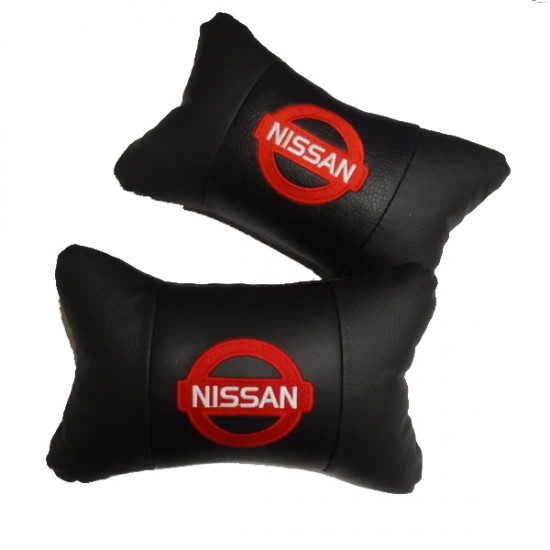 Nissan Lüks Deri Boyun Yastığı 2 Adet