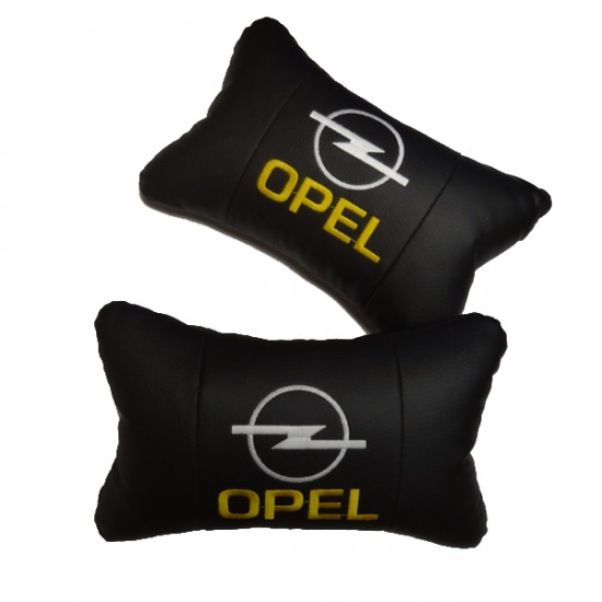 Opel Lüks Deri Boyun Yastığı 2 Adet
