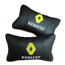 Renault Lüks Deri Boyun Yastığı 2 Adet