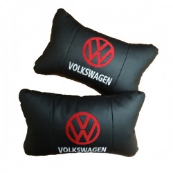 Volkswagen Lüks Deri Boyun Yastığı 2 Adet
