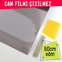 Amerikan Araç Cam Filmi Oto Folyo Çizilmez 50cmx6m Siyah Tonu (CARSPEED)