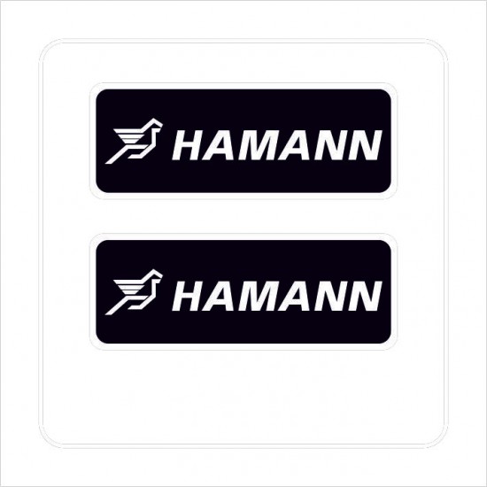 Hamann 3D Damla Çıkartma-Sticker 2 Parça
