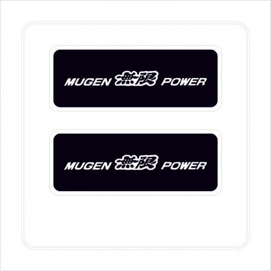 Mugen Power 3D Damla Çıkartma-Sticker 2 Parça Mugen Power 3D Damla Çıkartma-Sticker 2 Parça