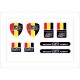 Mugen 3D Damla Çıkartma-Sticker 8 Parça