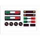 Abarth 3D Damla Çıkartma-Sticker 12 Parça Abarth 3D Damla Çıkartma-Sticker 12 Parça