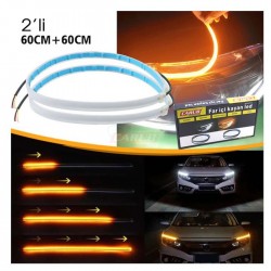 Carub Far İçi Kayan Led 50 Cm Sarı Sinyalli Beyaz 4625513 