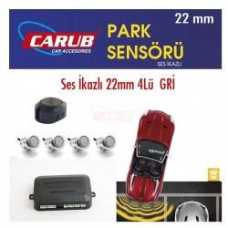 Carub Park Sensörü Ses İkazlı 22mm 4lü Gri 0015921 