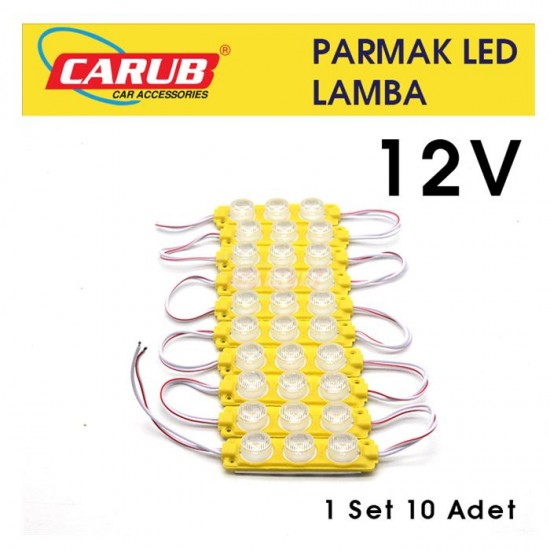 Carub Parmak Led 12v Sarı 0409938 