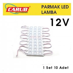 Beyaz Su Geçirmez Parmak Led Işık Lamba 30 Led 30W Parlak 0409928 