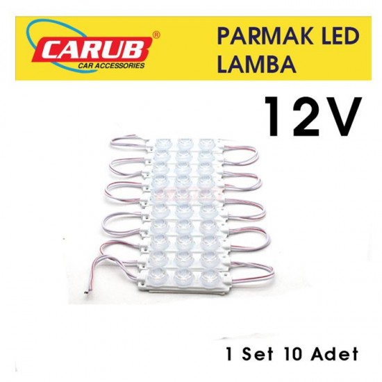 Beyaz Su Geçirmez Parmak Led Işık Lamba 30 Led 30W Parlak 0409928 