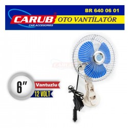 Carub Vantilatör 12v6 Inch Vantuzlu 6400601 