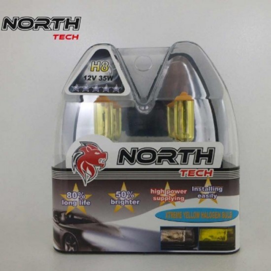 Ampul H1-12v/55w Süper Sarı Takım ( Northtech )