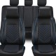Oto Koltuk Kılıfı Deri Ön-Arka Set Airbag Uyumlu