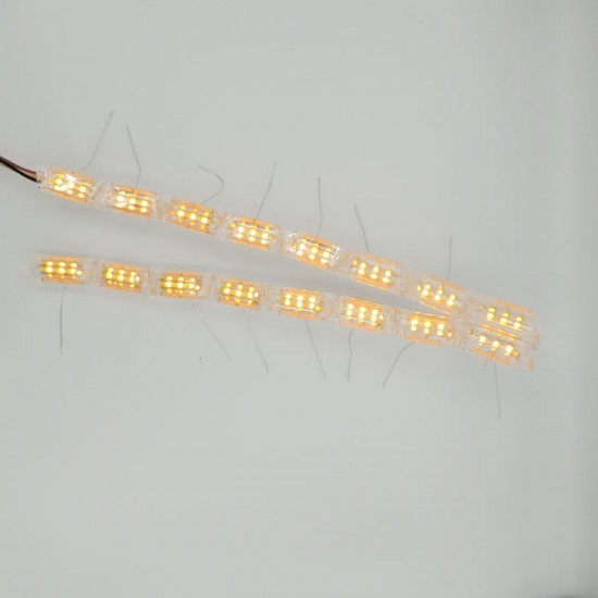 Oto Far İçi Kayar Kayan Kristal Gündüz Led Sinyal Lamba 50 cm