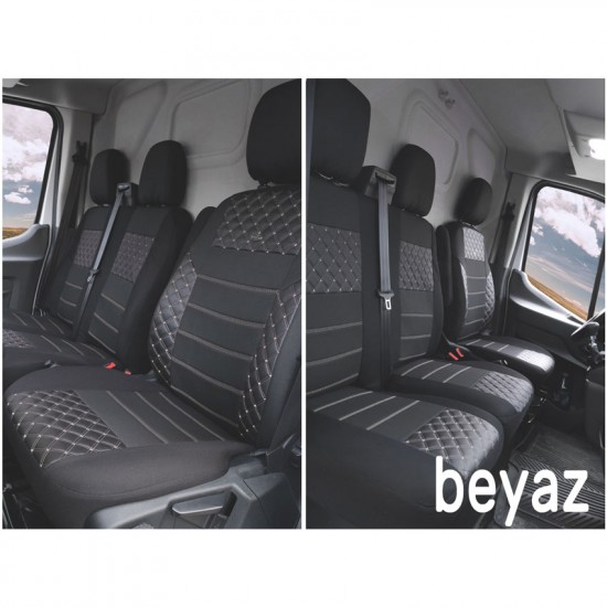 Ford Transit 2014- Ortopedik Oto Koltuk Kılıfı Ön 2+1 Ford Transit 2014- Ortopedik Oto Koltuk Kılıfı Ön 2+1
