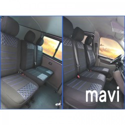 Tutya Vw Transporter Oto Koltuk Kılıfı Ön Arka 5+1 Ortopedik