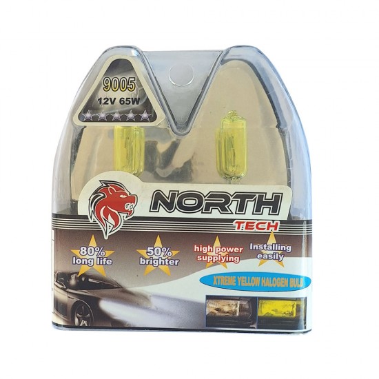 Northtech 9005 HB3 Oto Far Ampulü 12V Limon Sarı Işık 35W