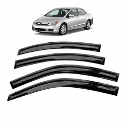 Carat Honda Civic 2006-2011 Slim Cam Rüzgarlığı 4 Parça 