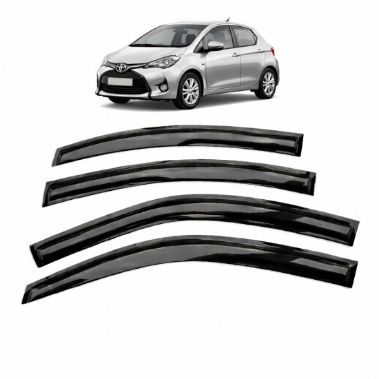Carat Toyota Yaris 2013–2020 Slim Cam Rüzgarlığı 4 Parça 