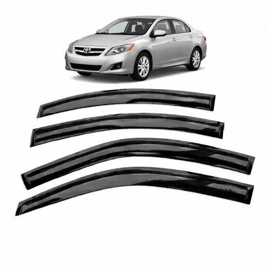 Carat Toyota Corolla 2007-2012 Slim Cam Rüzgarlığı 4 Parça 