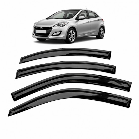 Carat Hyundai I30 2012-2017 Slim Cam Rüzgarlığı 4 Parça 