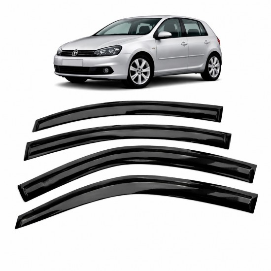 Carat Volkswagen Golf 6 2008–2013 Slim Cam Rüzgarlığı 4 Parça 