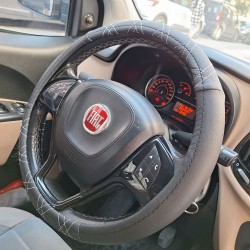 Çapraz Dikişli Geçmeli Direksiyon Kılıfı 38 cm