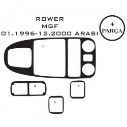 Rover Mgf 96- 4 Parça Konsol Maun Kaplama