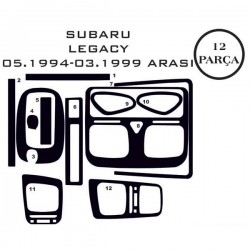 Subaru Legacy 98-04 10 Parça Konsol Maun Kaplama