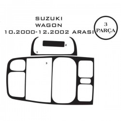 Suzuki Wagon 93-06 3 Parça Konsol Maun Kaplama