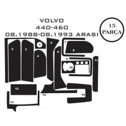 Volvo 440-460 88-93 15 Parça Konsol Maun Kaplama