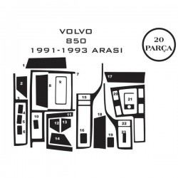 Volvo 850 91-97 12 Parça Konsol Maun Kaplama