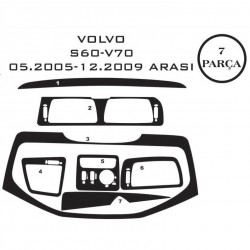Volvo V70 07-17 7 Parça Konsol Maun Kaplama