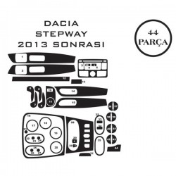 Dacia Sandero 12- 44 Parça Stepway Konsol Maun Kaplama